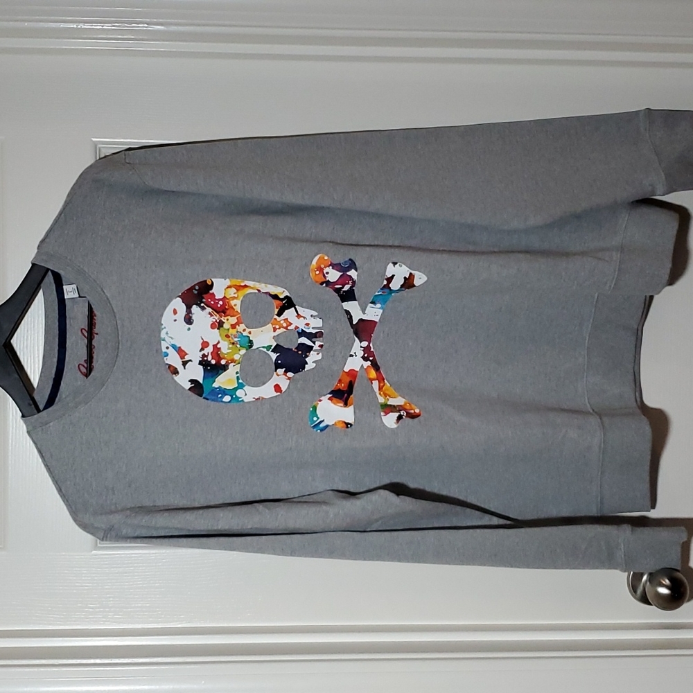 Robert Graham "Knockout" Grey Skull Sweatshirt